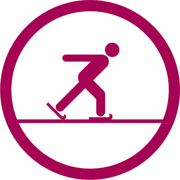 Billet patinoire avec patins